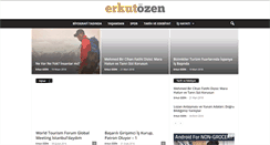 Desktop Screenshot of erkutozen.com